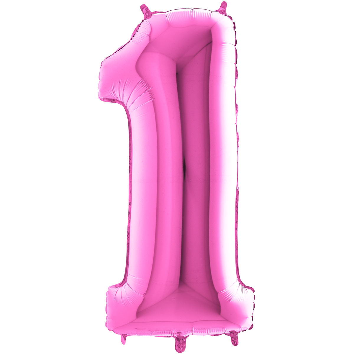 Ballon-CHIFFRE-1-FUSCHIA-ALU